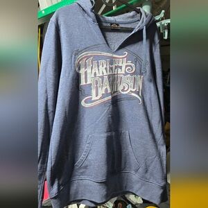 WOMENS Harley-Davidson Blue Hoodie